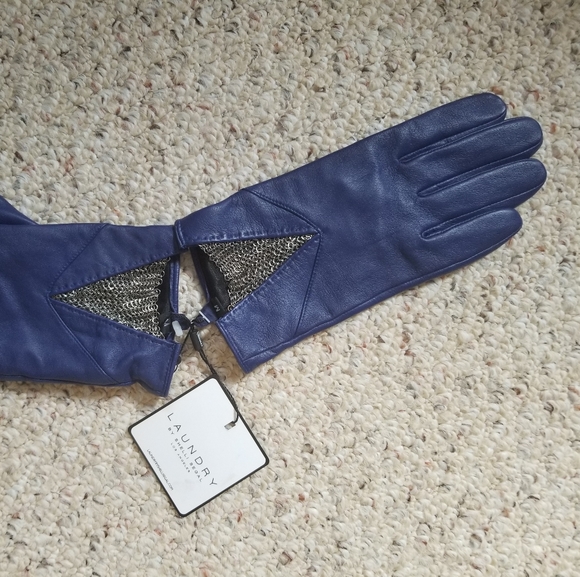 Laundry by Shelli Segal Leather Gloves - Picture 1 of 3